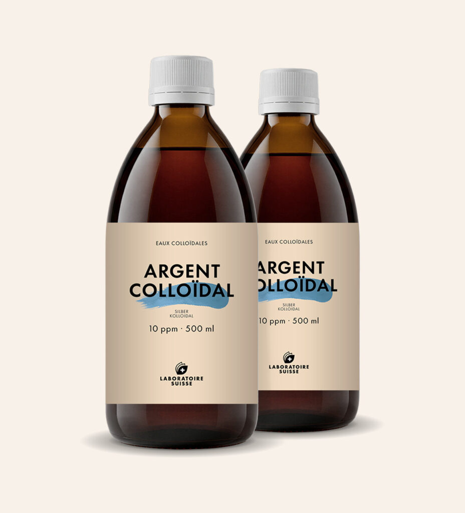 Argent colloïdal - 10 ppm, 500 ml (duo)