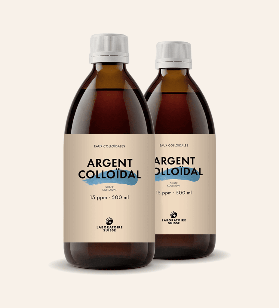 Argent colloïdal - 15 ppm, 500 ml (duo)